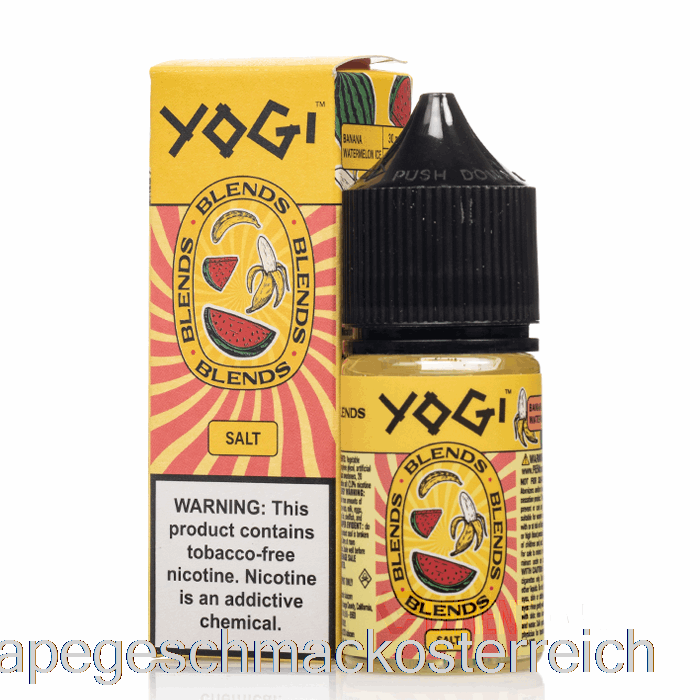 Bananen-Wassermelonen-Eis – Yogi Mischt Salze – 30 Ml, 20 Mg Vape-Geschmack